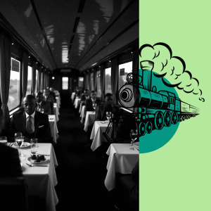 Rovos Rail luxury train Africa – dining experience in vintage coach