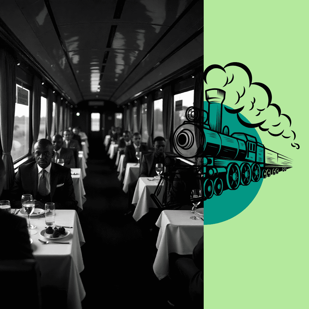 Rovos Rail luxury train Africa – dining experience in vintage coach